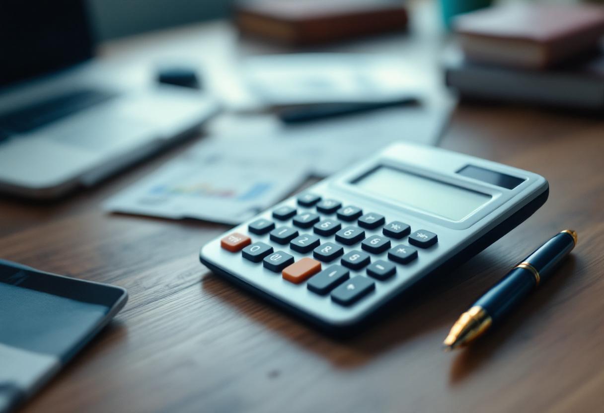 Närbild på ett papperskvitto på linnetextur med en penna bredvid